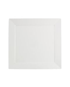 Plat bord 27x27cm wit Silht