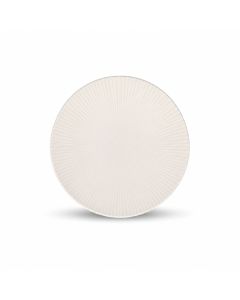 Assiette plate 25cm blanc Solis