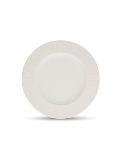 Assiette plate 31/20,5cm blanc Solis