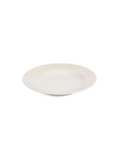 Deep plate 23/17xH4cm white Solis