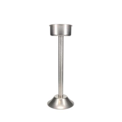 Champagne cooler stand 19,5xH62,5cm antique silver Bar