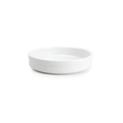 Baking dish 14xH3cm white Flavor