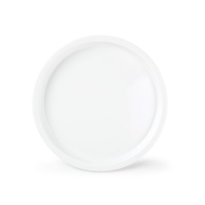 Plate 22,5xH2cm white Care