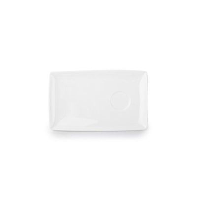 Mocha saucer 17x10cm white Squito