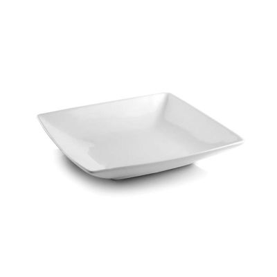 Deep plate 22x22xH4cm white Squito