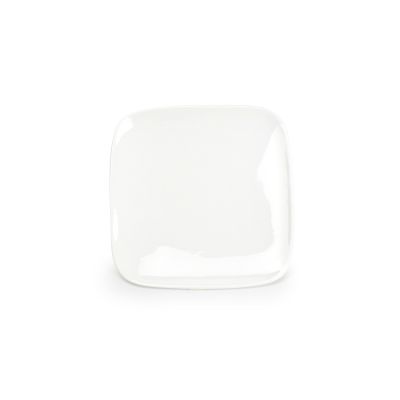 Plate 17x17cm white Match