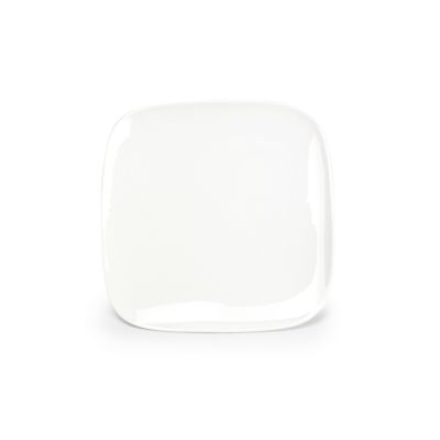 Plate 22x22cm white Match