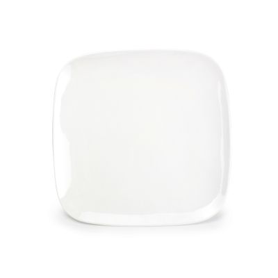 Plate 26x26cm white Match