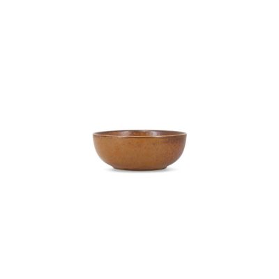 Bowl 16xH6cm dark brown Ovio