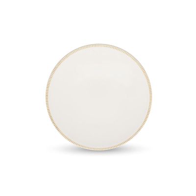 Assiette plate 25cm beige Linea
