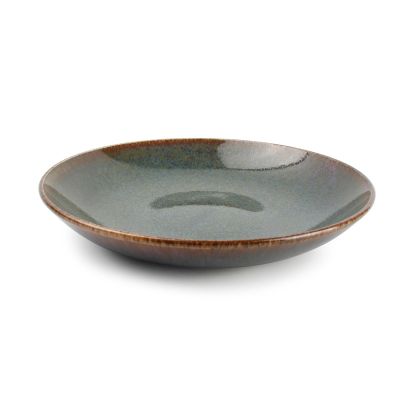 Deep plate 26xH4,5cm green Cirro