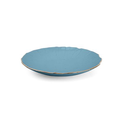 Deep plate 30cm structure blue Collect