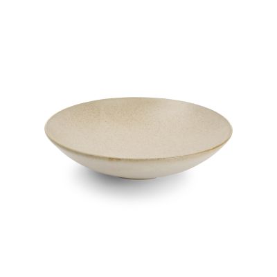 Deep plate 21xH5cm beige Cirro