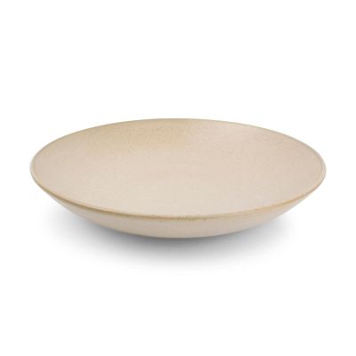 Deep plate 26xH4,5cm beige Cirro