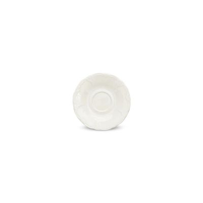 Mocha saucer 12cm ivory Retro