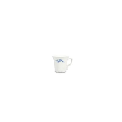Mocha cup 11cl blue flower Retro