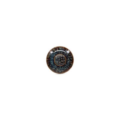 Saucer 13,5cm brown/blue Resto