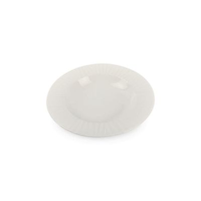 Deep plate 23/15xH3cm white Vista
