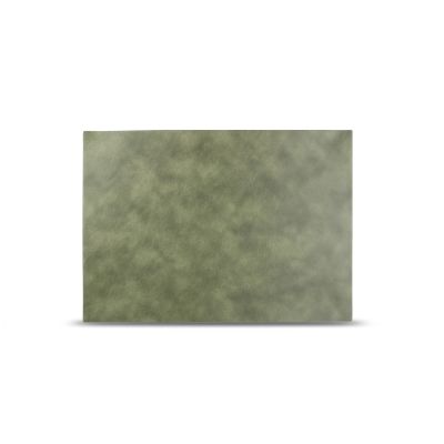 Placemat 43x30cm leather look green Layer