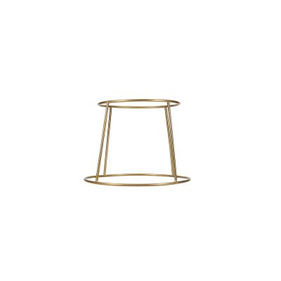 Verhoger 21/27xH20cm antique goud Serve
