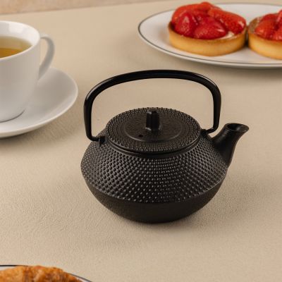 Teekanne 80cl schwarz O-Tea