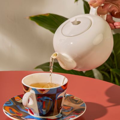Teekanne 58cl Porzellan Termo