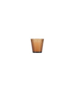 Glas 27cl amber Luz - set/4