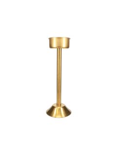 Champagne cooler stand 19,5xH62,5cm antique gold Bar