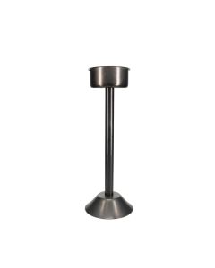 Champagne cooler stand 19,5xH62,5cm antique black Bar