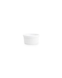 Baking dish 7xH3,5cm white Flavor