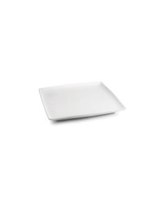 Assiette plate 16x16cm blanc Squito
