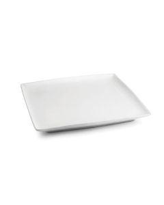 Assiette plate 26x26cm blanc Squito