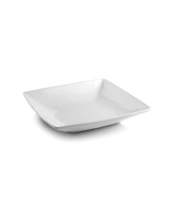 Assiette creuse 22x22xH4cm blanc Squito