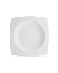 Assiette creuse 27/21xH4cm blanc Squito