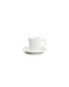 Mocha cup 8cl and saucer white Match