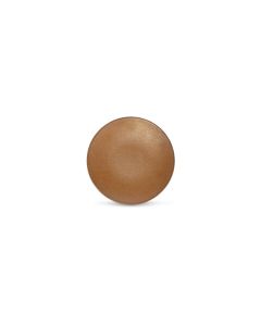 Assiette plate 16cm marron foncé Ovio