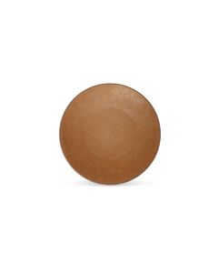 Assiette plate 21cm marron foncé Ovio
