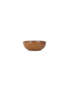 Bowl 16xH6cm dark brown Ovio