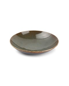 Diep bord 21xH5cm groen Cirro