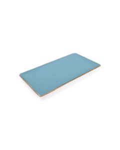 Assiette plate 24x13cm bleu Collect