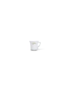 Mokkatasse 11cl brown flower Retro