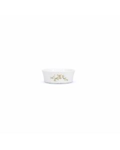 Bowl 13xH5cm brown flower Retro