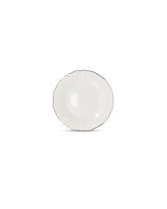 Assiette plate 16cm avec bord doré Retro
