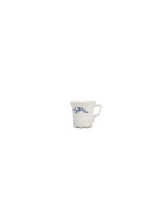 Cup 20cl blue flower Retro