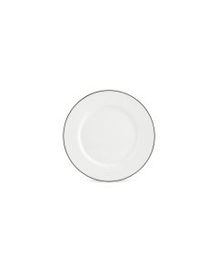 Plate 27cm black rim Bistro