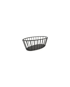 Wire basket 21x11xH7cm black Cesta