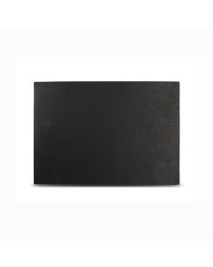 Placemat 43x30cm leather look black Layer