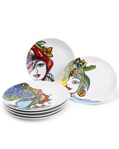 Plate 20,5cm Josien Broeren - set/6