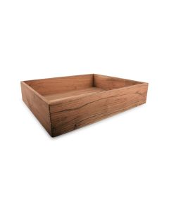 Serving tray 48x40xH10cm natural Venna