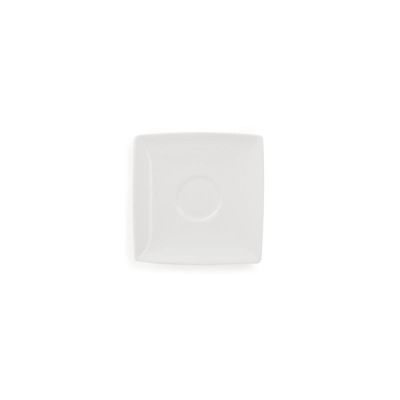Mokkauntertasse 10x10cm weiß Squito